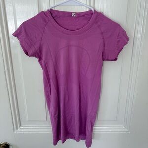Lululemon Athletica Vibrant Purple Short Sleeve Tee